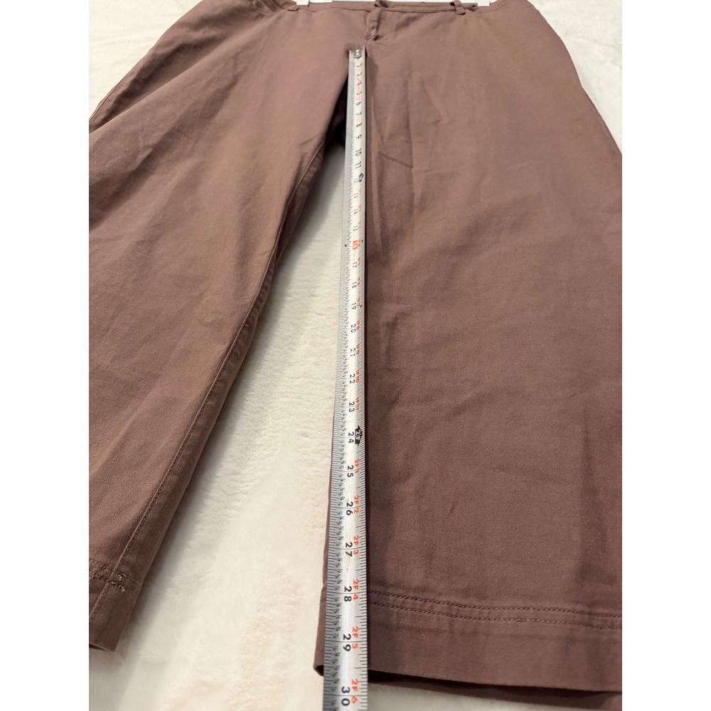 Pact Organic Cotton Wide Leg Pants Womens XXL Brown Elastic Waist Sustainable - Picture 5 of 8